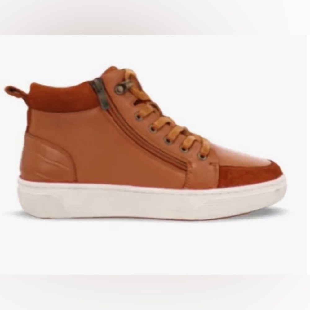 Propet Kasia Hi-Top Sneakers in Brown